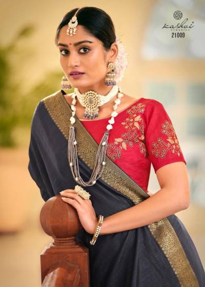 Unchahar By Kashvi Ceation Fancy Embroidered Saree Collection